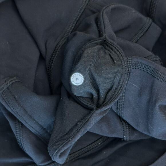 Lululemon Invigorate High Rise Tight Pants Black Size 4 Luxtreme Pockets Run - Picture 4 of 6